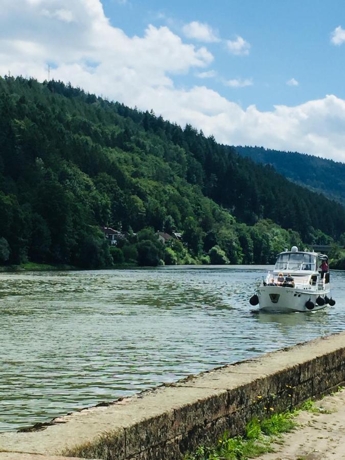 Natur Und Neckarblick Bei Heidelberg Hirschhorn Exterior photo