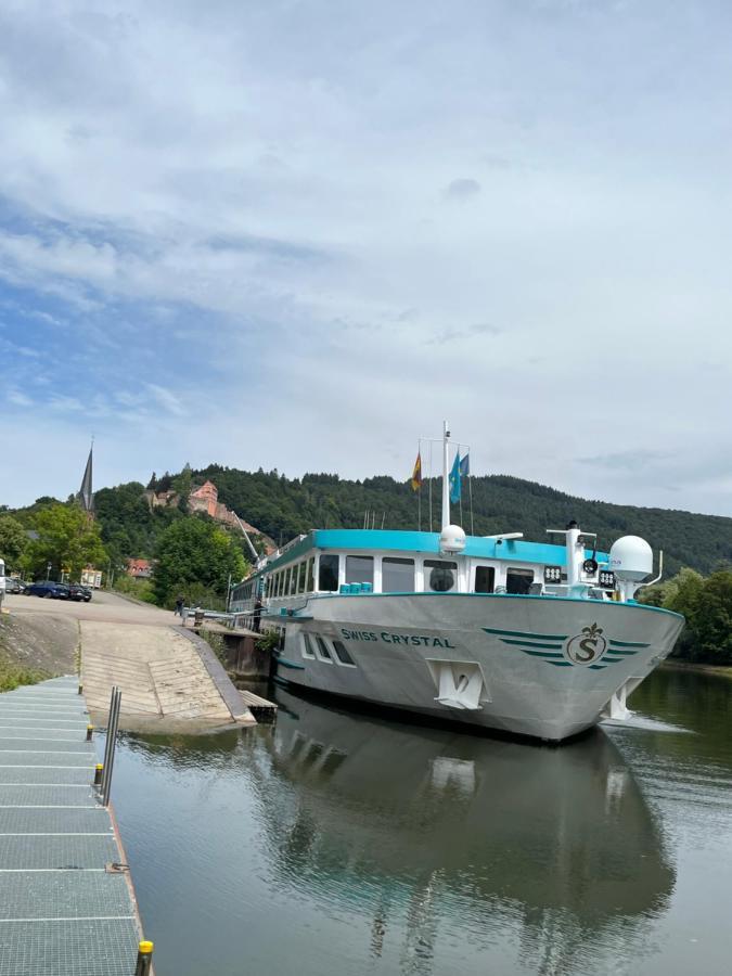 Natur Und Neckarblick Bei Heidelberg Hirschhorn Exterior photo